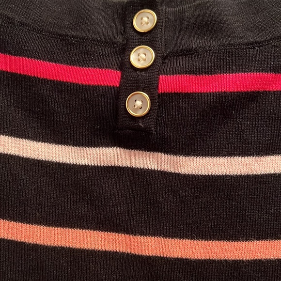 Talbot’s plus 2X cotton/rayon striped sweater New w/tags! - Picture 3 of 11